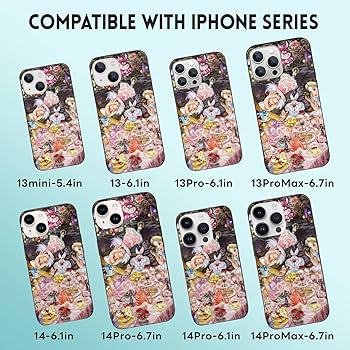 Amazon.co.jp: 不思議の国のアリス スマホケース iPhone 14 Pro